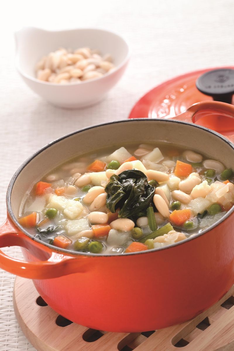 菠菜白腰豆湯