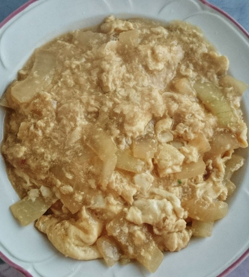 洋蔥滑蛋