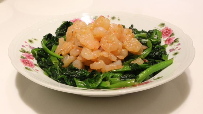 豆苗蝦仁