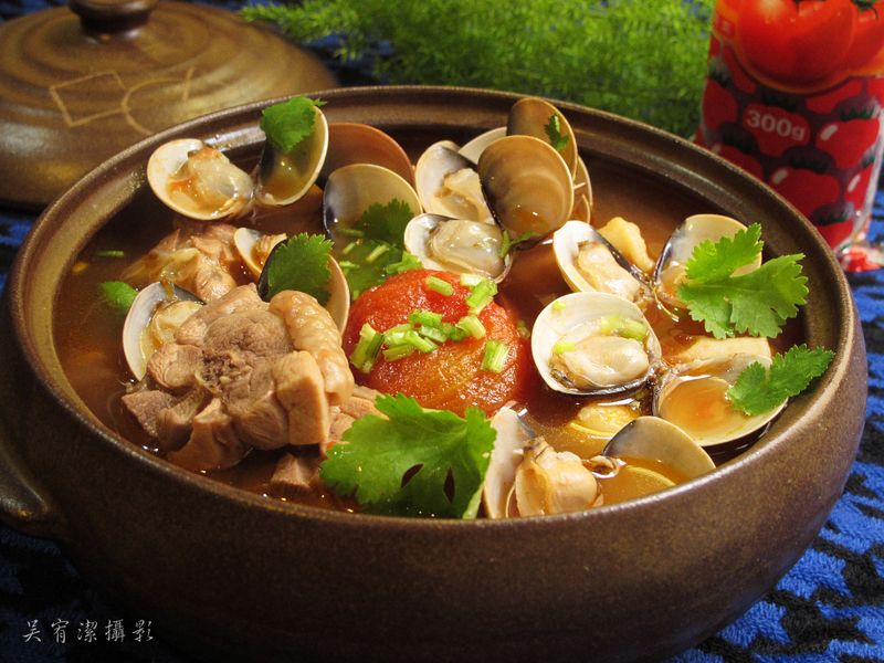 雞肉蛤蜊番茄鍋