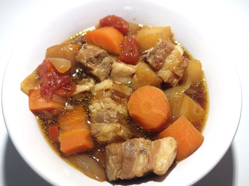 超簡易家常菜 馬鈴薯燉肉*電鍋料理