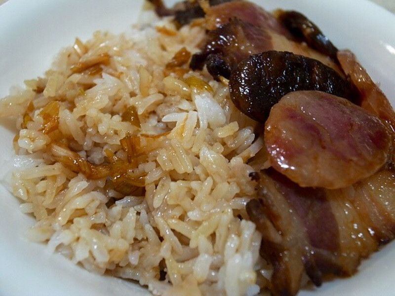 簡單臘味飯