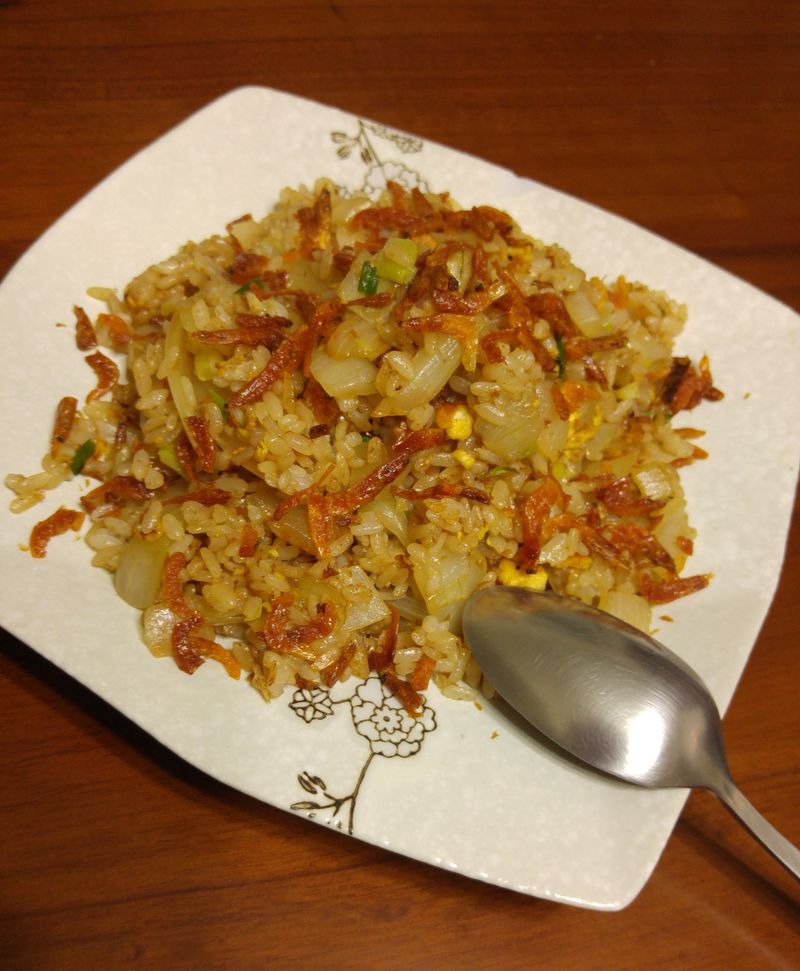 櫻花蝦炒飯~10分鐘版