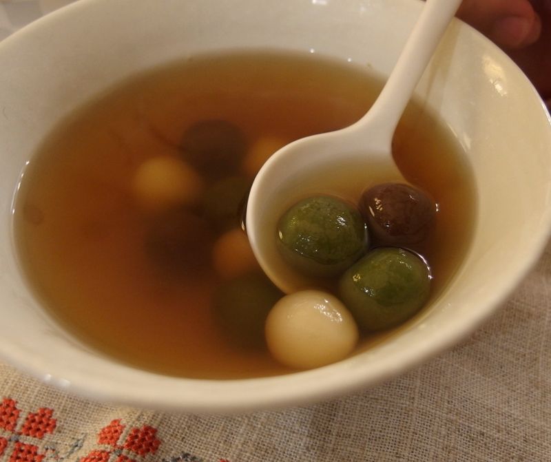 三色小湯圓