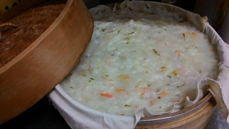 軟嫩嫩的蔥蒜蘿蔔糕