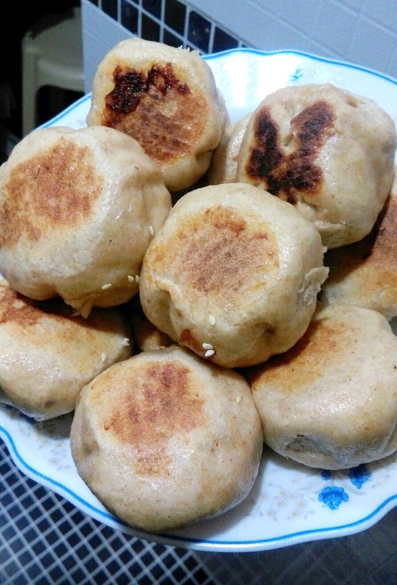 生煎素菜包