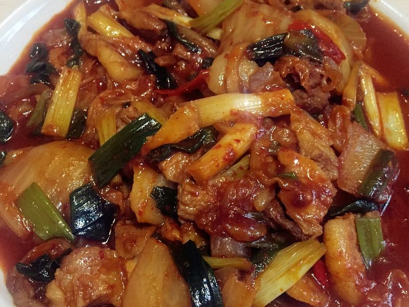 泡菜炒豬肉