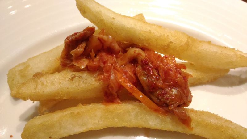 泡菜戀上黃金薯 (無油!全聯料理王大賽)