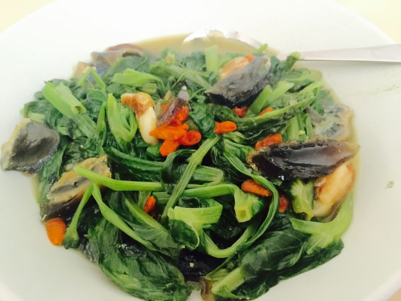 上湯皮蛋豆苗