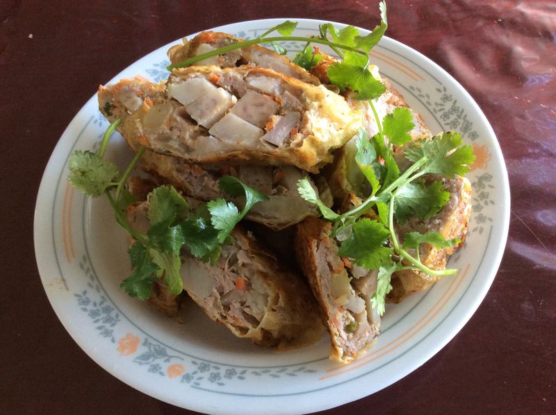五香芋頭肉卷