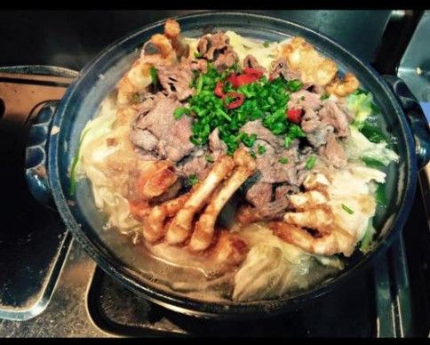 蟹粉牛肉煲