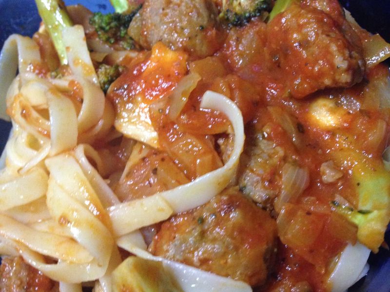 Meatball spaghetti
