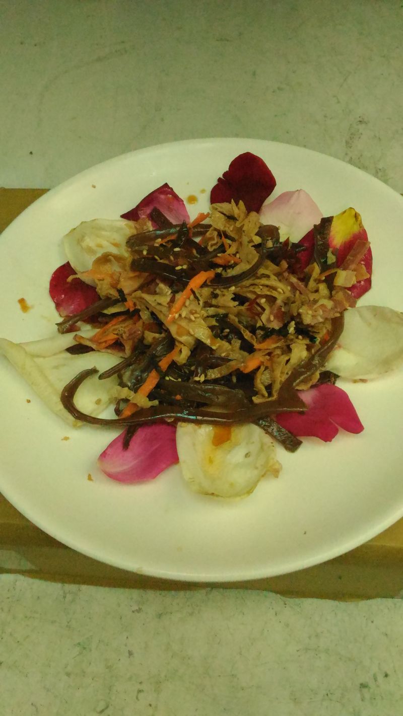 玫瑰膠原蛋白涼拌料理{全聯料理王大賽}