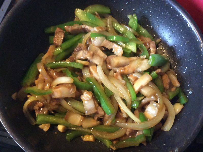 青椒炒肉片
