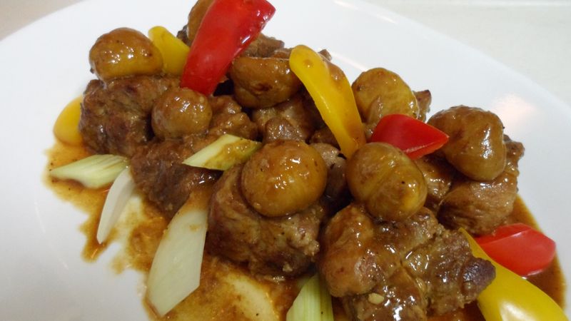 栗子燒梅肉