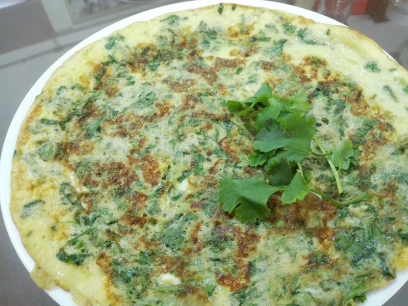 香菜煎蛋