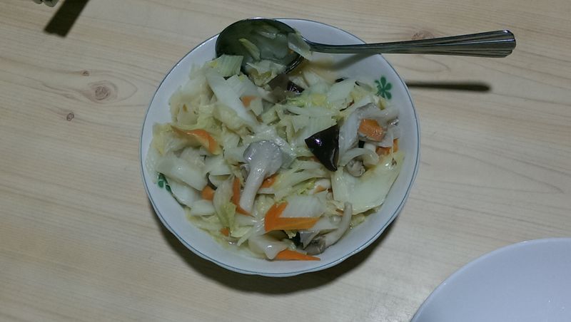 清炒白菜心