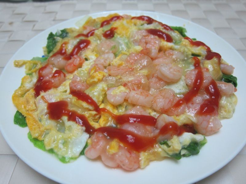 蝦仁多多煎
