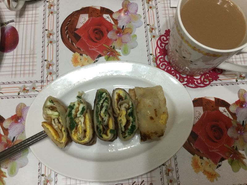 韭菜蛋餅