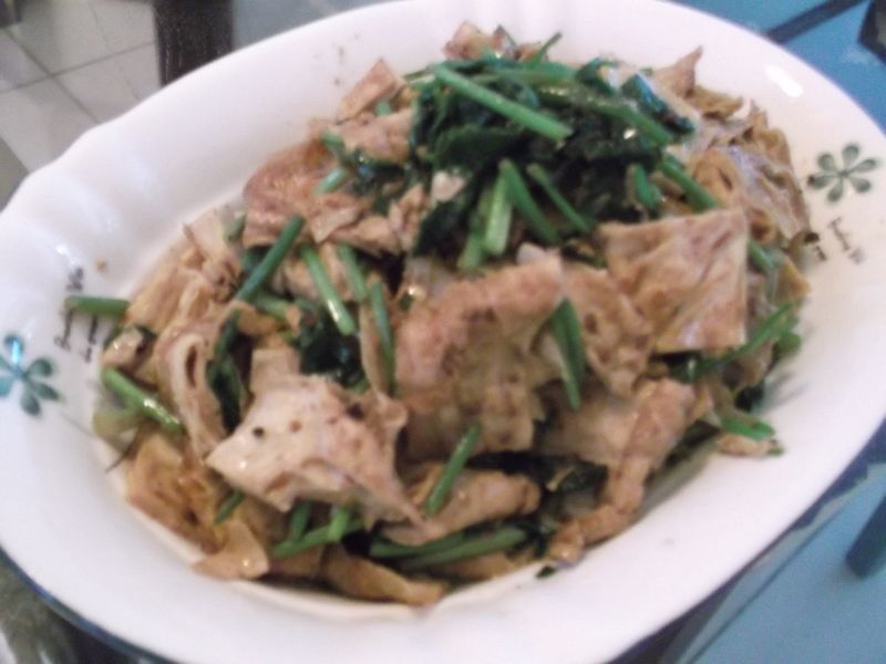 香菜豆皮