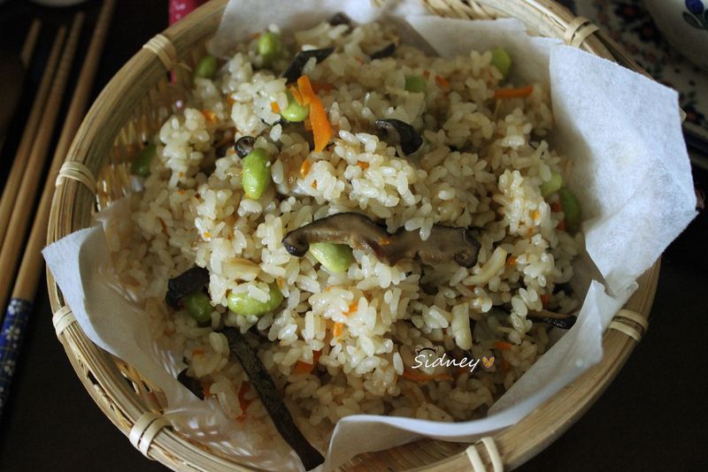 干貝蔬菜炊飯