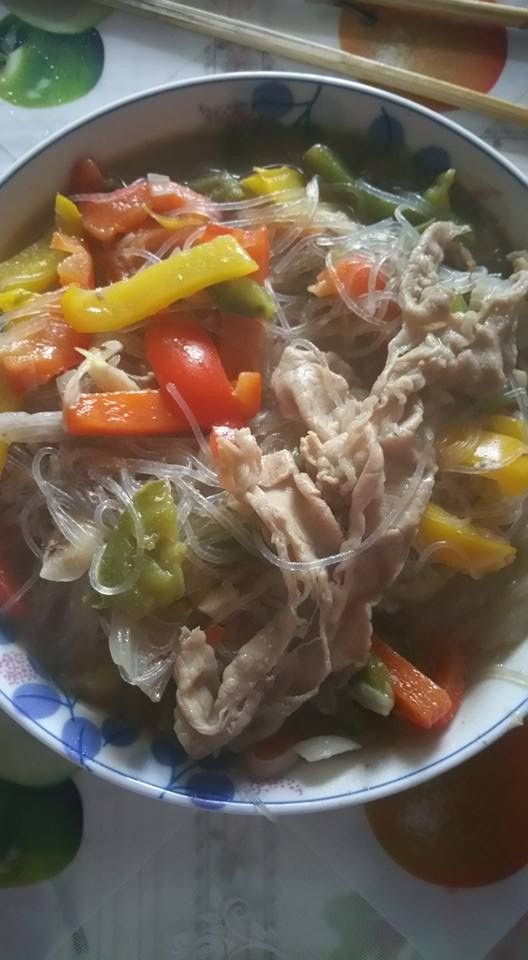 肥牛三色椒粉絲鍋