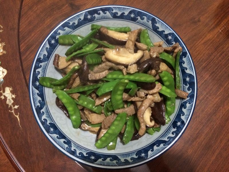 鄉村野菇豆炒肉絲