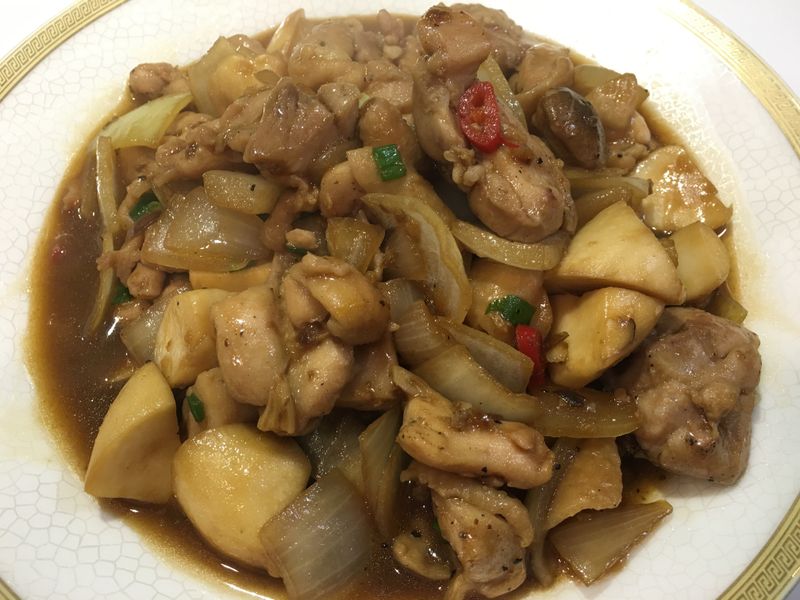 黑胡椒雞腿排