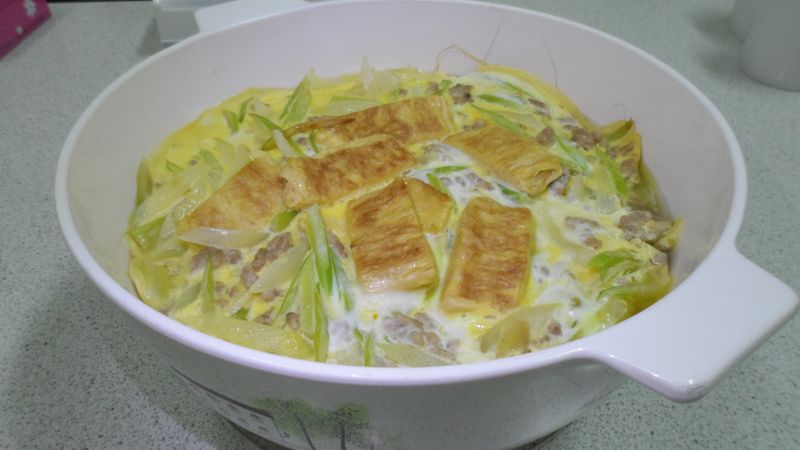 肉末煎蛋炆高麗菜煲 【全聯料理王大賽】
