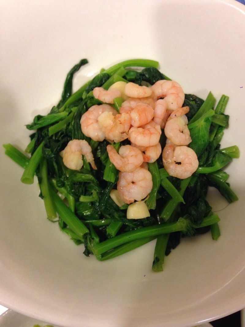 蝦仁炒豆苗