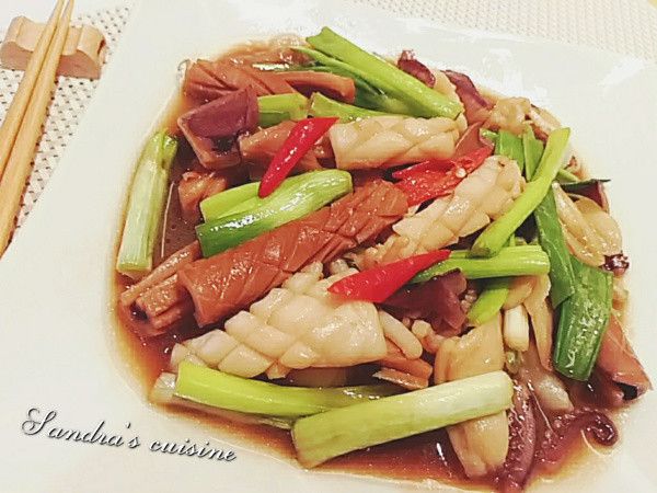 蔥爆雙魷