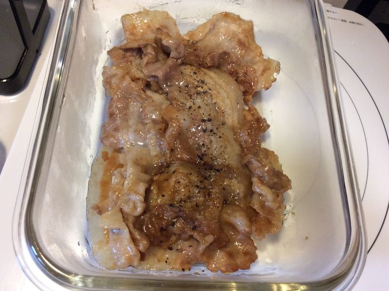 香煎五花肉片