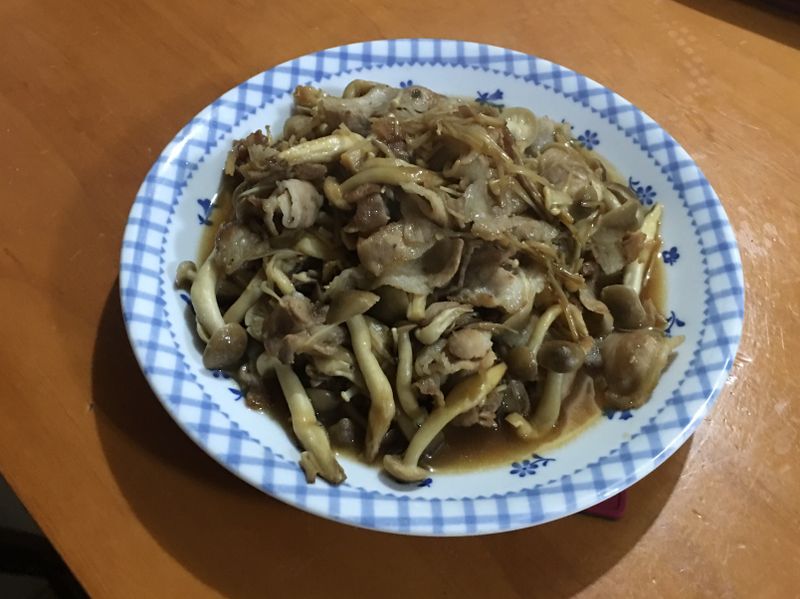 醬燒菇菇豬肉
