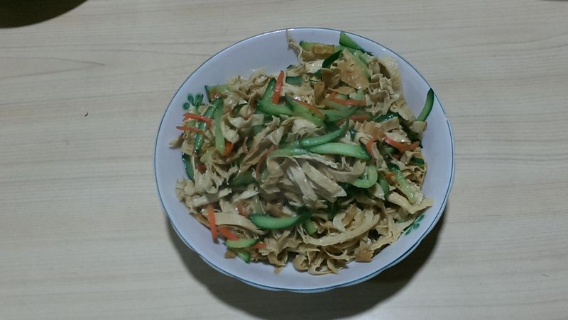 煙燻豆包絲