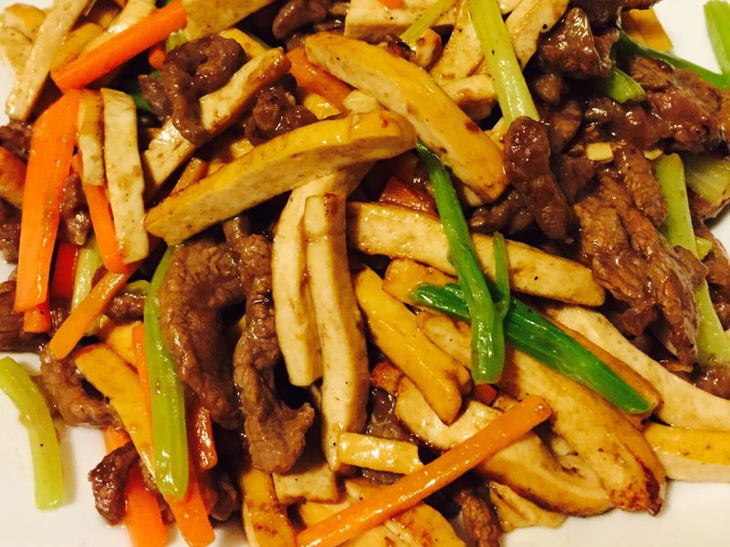 家常牛肉豆干絲