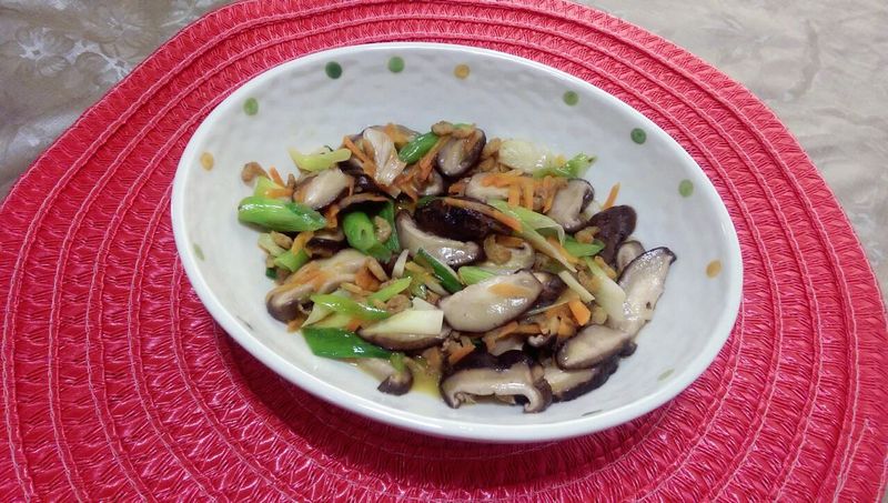 開陽青蔥炒鮮菇
