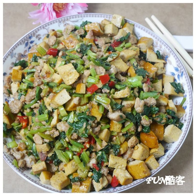 雪裡紅炒豆干