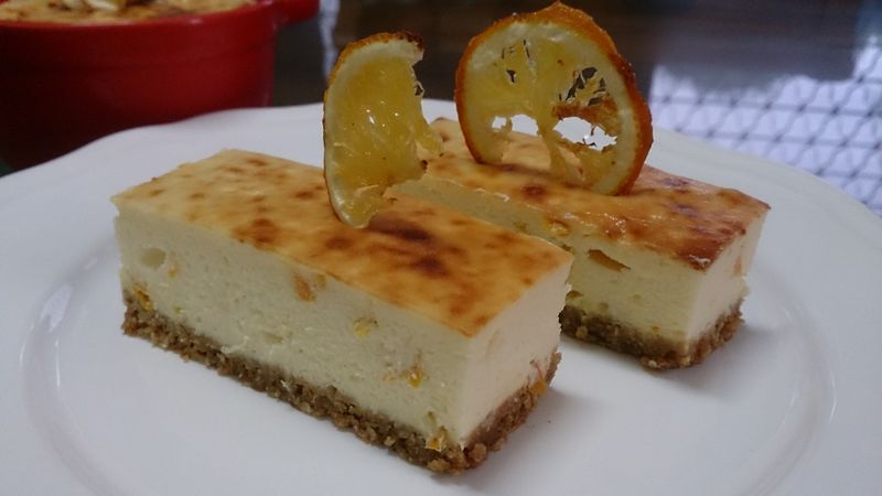 小烤箱-柳橙起司蛋糕