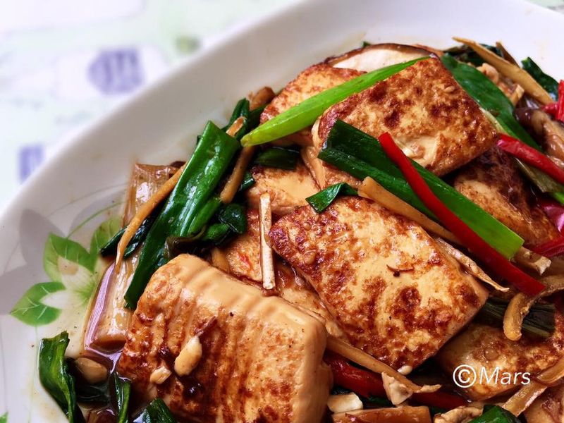 蔥燒豆腐