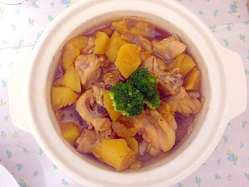 甜香美味～地瓜燒雞