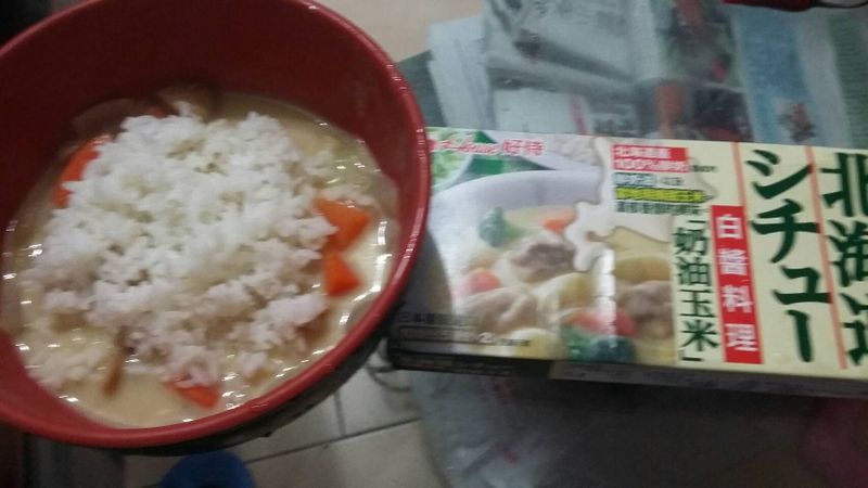 奶油玉米燴雞肉_【全聯快炒包料理】