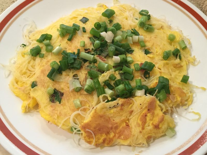 【簡單美味】🍳葱花米粉黃金煎蛋😋😋