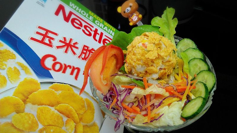 洋芋脆片沙拉『雀巢玉米脆片』