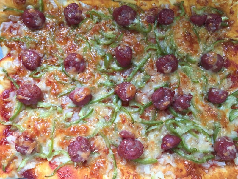 中式香腸披薩🍕