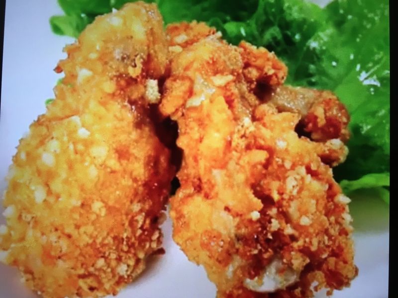 旺旺餅乾炸雞腿