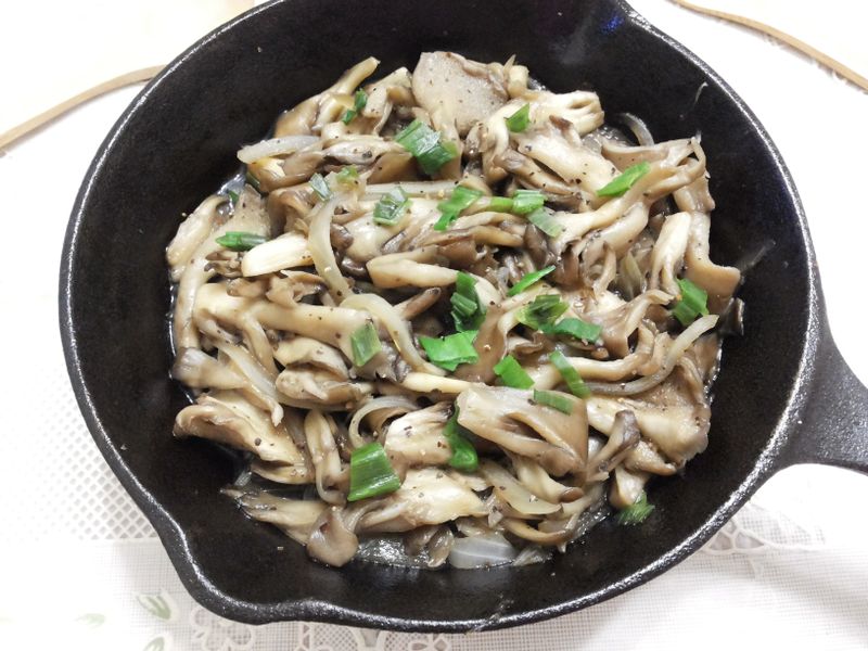 鐵板奶油黑胡椒菇【好菇道美味家廚】