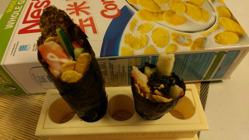 かにの鮮味玉米脆片手卷【雀巢玉米脆片】