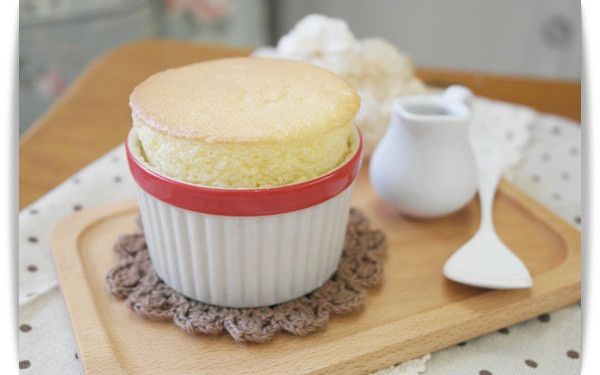 簡單做「原味舒芙蕾」三種材料一次搞定❤