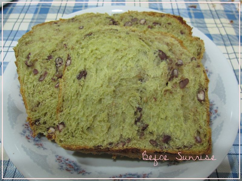 [7 Bakery] 日式風味抹茶紅豆吐司