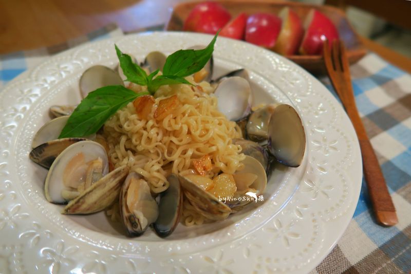 味味麵蒜味蛤俐麵